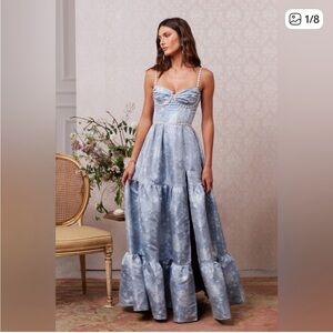 V. Chapman Lucetta Dress in Denim Blue Windsor Size 6